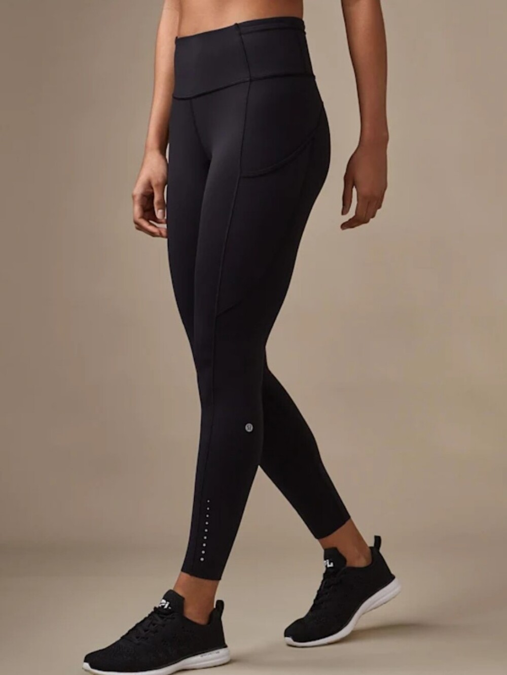 Lululemon Fast and Free High-Rise Tight High-Waist Black Performance Pockets 8